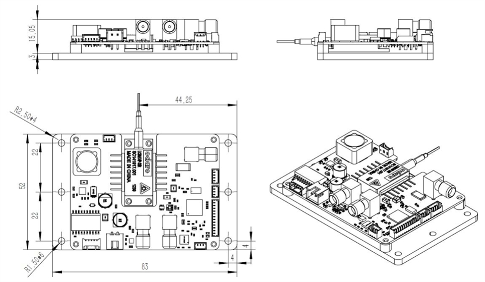 结构尺寸图 结构尺寸图